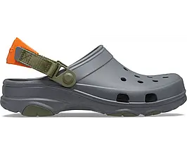 Crocs All-Terrain Clog Slate Grey / Multi — Сабо Крокс Ол-Террейн Сірі з Яскравими Вставками — Оригінал