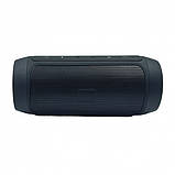 Бездротова Bluetooth колонка T&G Charge 2+ Black, портативна бездротова блютуз колонка динамік, фото 3