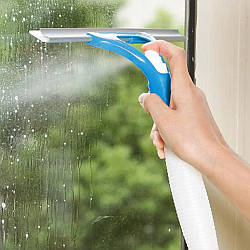 Швабра для миття вікон із розпилювачем / Універсальна щітка для вікон із пульверизатором