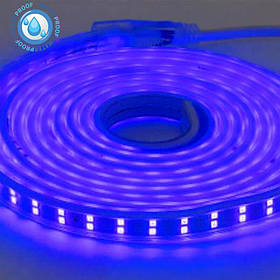 Вулична LED Стрічка SMD2835 Horoz "COLORADO" 220V IP65 синя