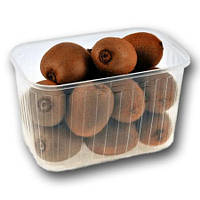 Пінетка пластикова під полуницю розмір 190х115х110, об'єм 1000 мл, Т6 прозора 50 шт/уп.