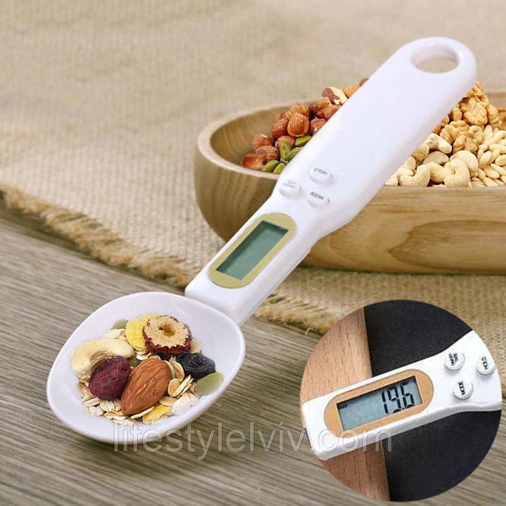 Електронна мірна ложка - ваги до 0,5 кг Digital Spoon Scale / Цифрова ложка з вагами