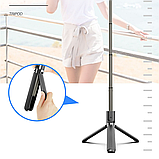 Стедікам Gimbal Stabilizer L08S штатив монопод стабілізатор для телефону з Bluetooth Чорний, фото 3