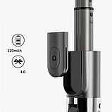 Стедікам Gimbal Stabilizer L08S штатив монопод стабілізатор для телефону з Bluetooth Чорний, фото 4