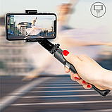 Стедікам Gimbal Stabilizer L08S штатив монопод стабілізатор для телефону з Bluetooth Чорний, фото 9