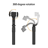 Стедікам для телефону Gimbal 40GS Селфи палиця зі стабілізатором Монопод-тринога з пультом Bluetooth, фото 5