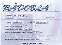 Ракельные ножи RADOBLA для печатных машин, R1 LAMELLA 35 x 0, 20 / 1,3 x 0,07