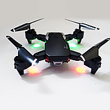 Квадрокоптер c WiFi камерою FPV 1080P PRO Drone 06YLS RC радіокерований дрон складаний компактний, фото 4