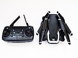 Квадрокоптер c WiFi камерою FPV 1080P PRO Drone 06YLS RC радіокерований дрон складаний компактний, фото 7