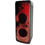 Акустична система з мікрофоном Goldteller 505GT портативна колонка USB/TF/FM/Bluetooth 60W RGB, фото 6