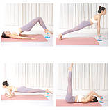 Тренажер для преса підлоговий на присоску Strong Fit ST046 кріплення для фіксації ніг Блакитний, фото 6