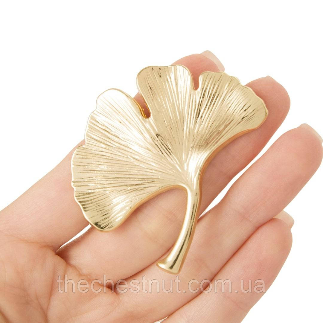 Меблева ручка для шафи, шухляди, комоду,  ретро, декоративна, листя, фото 1