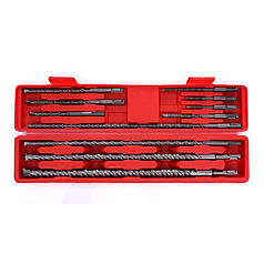 Набір свердл по бетону SDS 11 шт. Kraft&Dele KD984