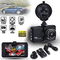 Відеореєстратор DVR H35WDR 1080P, з екраном 3", вбудований акумулятор, мікрофон і динамік, нічна зйомка