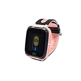 Дитячі смарт годинник з GPS і SIM картою BW-F2, камера, SOS, двосторонній виклик, ліхтарик, геозабор, IP66 Pink, фото 6