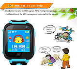 Дитячі смарт годинник з GPS і SIM картою BW-F2, камера, SOS , ліхтарик, геозабор, Blue+Карта пам'яті 32Гб, фото 5