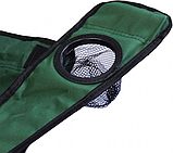 Комплект туристичний складаний стілець 4 шт. з підлокітниками, спинкою, підсклянником, у чохлі Зелений, фото 4