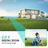 Вулична бездротова камера спостереження WIFI IP Smart PTZ-5MP ICSEE 360/90 з віддаленим переглядом, фото 8