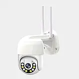 Вулична бездротова камера спостереження WIFI IP Smart PTZ-5MP ICSEE 360/90 з віддаленим переглядом, фото 3