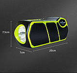 Ліхтарик ручний тактичний CClamp 823SolarMusic, FM, MP3, micro-SD, Bluetooth, USB Powerbank 1500mAh, фото 8