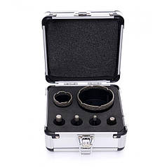 Алмазні коронки у валізі 6 шт Kraft&Dele KD11226