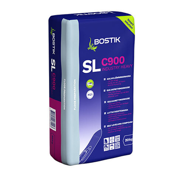 Суміш BOSTIK SL C900 INDUSTRY HEAVY самовирівнювальна швидковисихна цементна маса для промислових