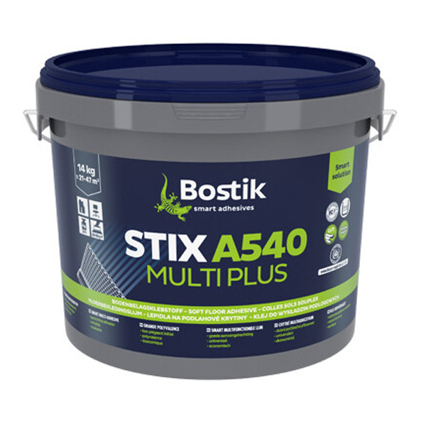 Клей BOSTIK STIX A540 MULTI PLUS універсальний однокомпонентний акриловий з високою початковою фіксацією, 14