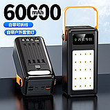 Зовнішній акумулятор, повербанк, powerbank Bilintong 60000mAh, фото 3