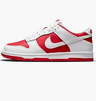 Urbanshop com ua Кросівки дитячі Nike Dunk Low Retro Champoinship White/Red CW1590-600 РОЗМІРИ ЗАПИТУЙТЕ