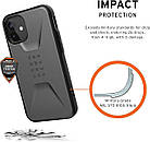 Оригінальний чохол UAG Civilian Silver для iPhone 12 Mini, фото 6