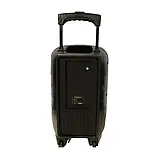 Потужна портативна акустична система Winso CH8612-12"х1-30W+1 бездротовий караоке мікрофон, фото 7