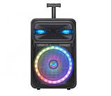 Портативна акустична система з караоке мікрофоном Winso GZ-Q15-15"x1 Bluetooth колонка 30W+Пульт, фото 8