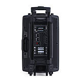 Професійна акустична система з караоке мікрофоном Winso NDR-12-12"x1 з RGB + Пульт, фото 5