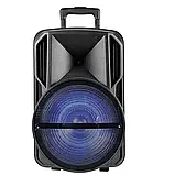 Портативна акустична стереосистема з караоке мікрофоном Winso MD19-12L (40 W) Bluetooth, фото 6