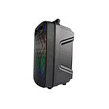 Портативна акустична система OTY808 8"x1-10W Bluetooth колонка з RGB, потужний бас + Пульт, фото 6