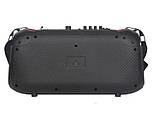 Портативна акустична система з мікрофоном Winso NDR-Q68-6,5"x2 дюйми Bluetooth з RGB 30W+Пульт, фото 6