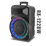 Портативна акустична система з караоке мікрофоном Winso RX-1228W-12"x1 потужна 20W, 2400mAh, фото 3