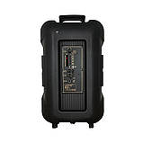 Портативна акустична система з караоке мікрофоном Winso RX-1228W-12"x1 потужна 20W, 2400mAh, фото 9