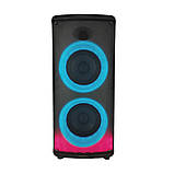 Портативна акустична система з мікрофоном RX-6238-6,5"x2 + tweeter Bluetooth колонка 30 W + Пульт, фото 11