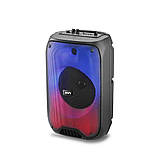 Портативна акустична система з мікрофоном Winso RX-8150-8"x1 Bluetooth колонка з RGB 10W, фото 7