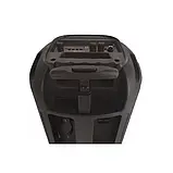 Портативна акустична система з караоке мікрофоном Winso RX-8188-8"x1 з RGB-підсвіткою 10W, фото 6