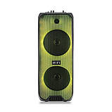 Портативна акустична система з караоке мікрофоном Winso RX-8250-8"x2 з RGB-підсвіткою 20W + Пульт, фото 6