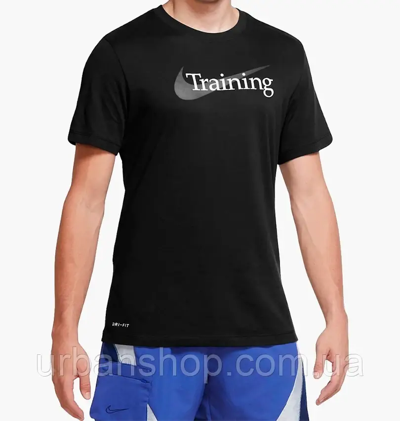 Urbanshop com ua Футболка чоловіча Nike Dri-Fit Swoosh Training Tee Black CZ7989-010 РОЗМІРИ ЗАПИТУЙТЕ