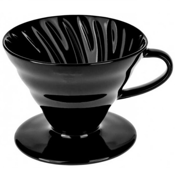 Керамічний Пуровер Hario V60 02 Tetsu Kasuya Model Чорний
