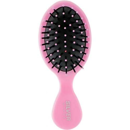 Гребінець рожевий міні Silver Style РМ-2383 14см, (6900951238320), фото 1