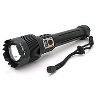 Фонарик ручной Bailong BLG201P360 LED XHP360, 50W, 5 режима, ZOOM, 8800mah, IP40, USB, 270х60х36