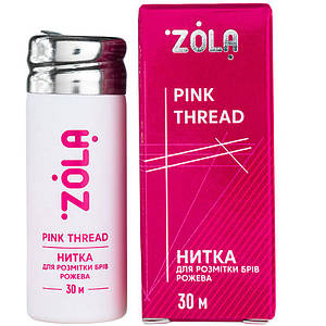 Нитка для розмітки брів ZOLA Marking Thread Pink, 30 м