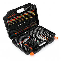 Набір свердл та біт Kraft&Dele 246 шт в кейсі KD999