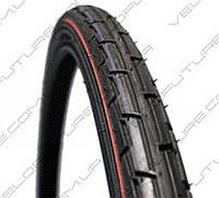 Велосипедная шина 28 * 1 5/8*1 1/4 (37-622) D-801 красная полоса Deestone (Таиланд) VERE