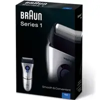 Тример чоловічий  Braun 150 Series 1 (150s-1) сріблястий водостійкий для бороди. Електро бритва для гоління чоловічий.